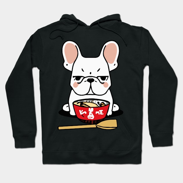 French Bulldog Japanese Funny Dog Owner Frenchie Funny Dog Hoodie by BetterManufaktur